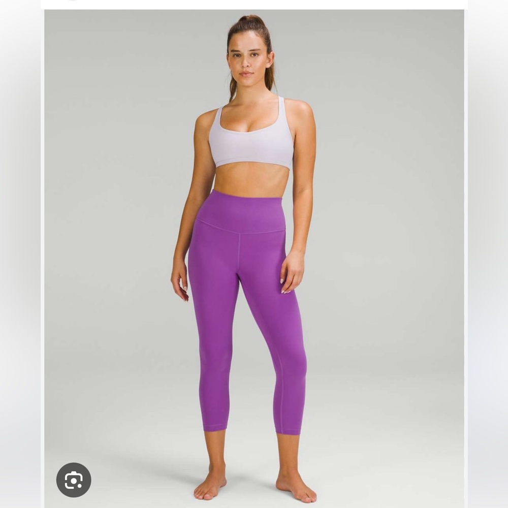 Lululemon Magenta High-Rise 23” Crop Leggings